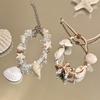 Shell Crystal Pearl Starfish Pendant Bracelet Holiday Style Niche Versatile Bracelet Fashion Advanced Temperament Jewelry