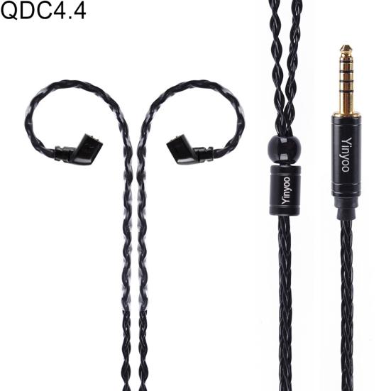 Yinyoo MMCX/2Pin/QDC 8 Core Silver Plated Copper Wire Earphone Upgraded Cable
