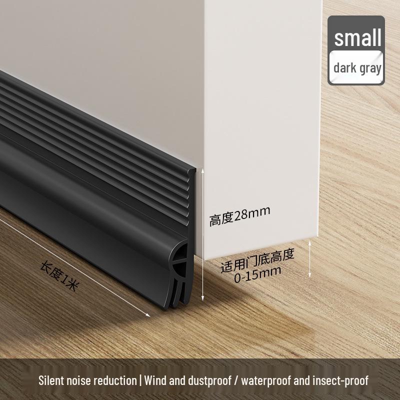 Winter Windproof Silicone Door Bottom Seal Strip for Sound Insulation and Draft Blocking