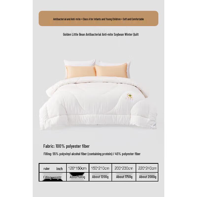 

Mercury Home Textiles Class A Soybean Fiber Winter Duvet