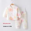 Thickened Quilted Baby Autumn/Winter Underwear Set - Warm, Class A Children's Clothes & Trousers, 120g