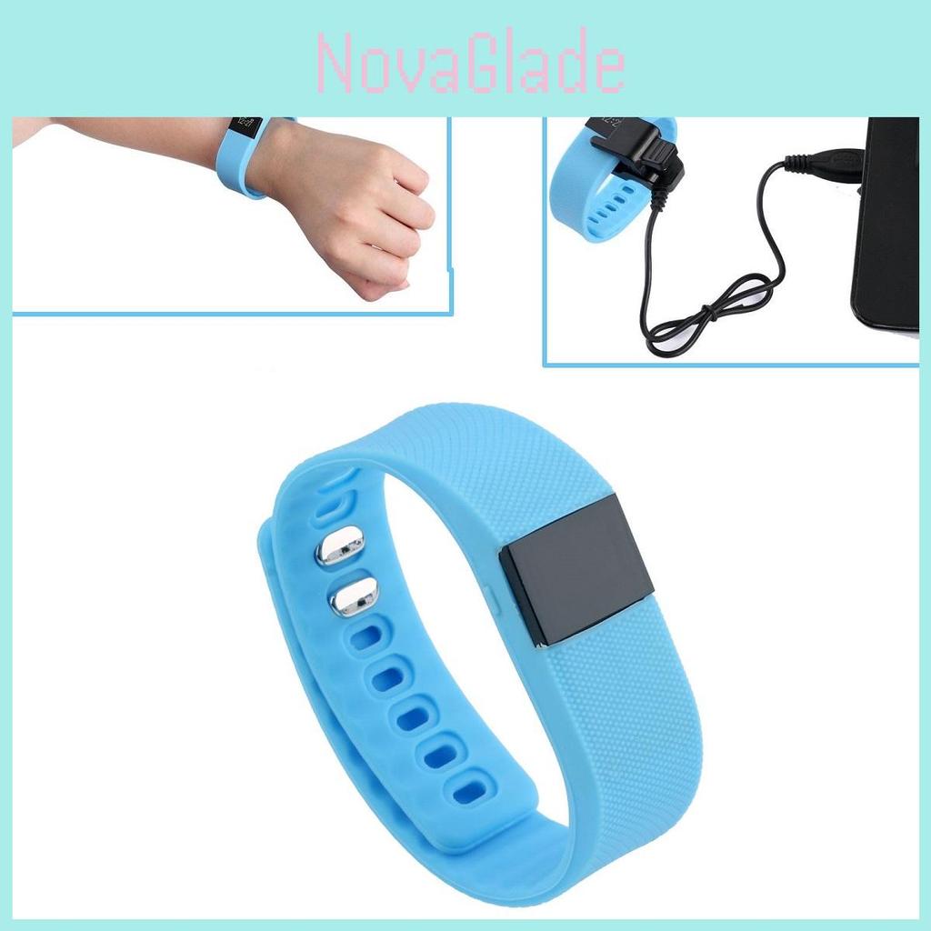 Smart Fitness Wristband For Couples With Calorie Step Counter And Digital Display