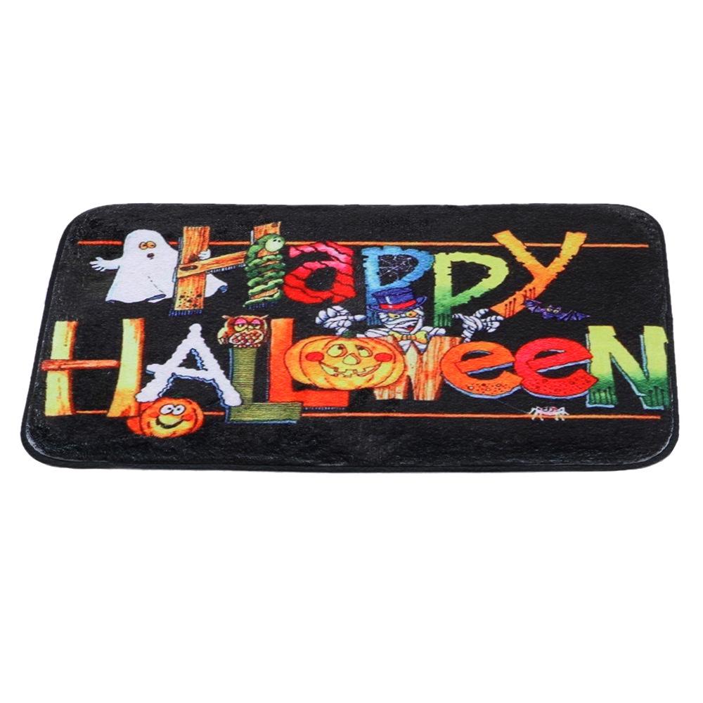 Stylish Halloween Floor Rug Rectangular Anti Slip Ground Mat Ideal For Home And Room