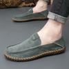 2024 Suede Leather Men Loafers Super Soft Casual Shoes For Men Slip On Male Moccasins Plus Size 38-47 Tenis Masculinos