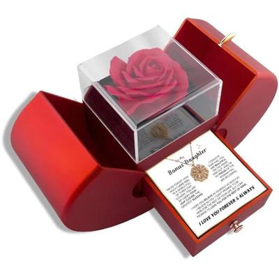 Valentine's & Christmas Heart Necklace Gift Box Set