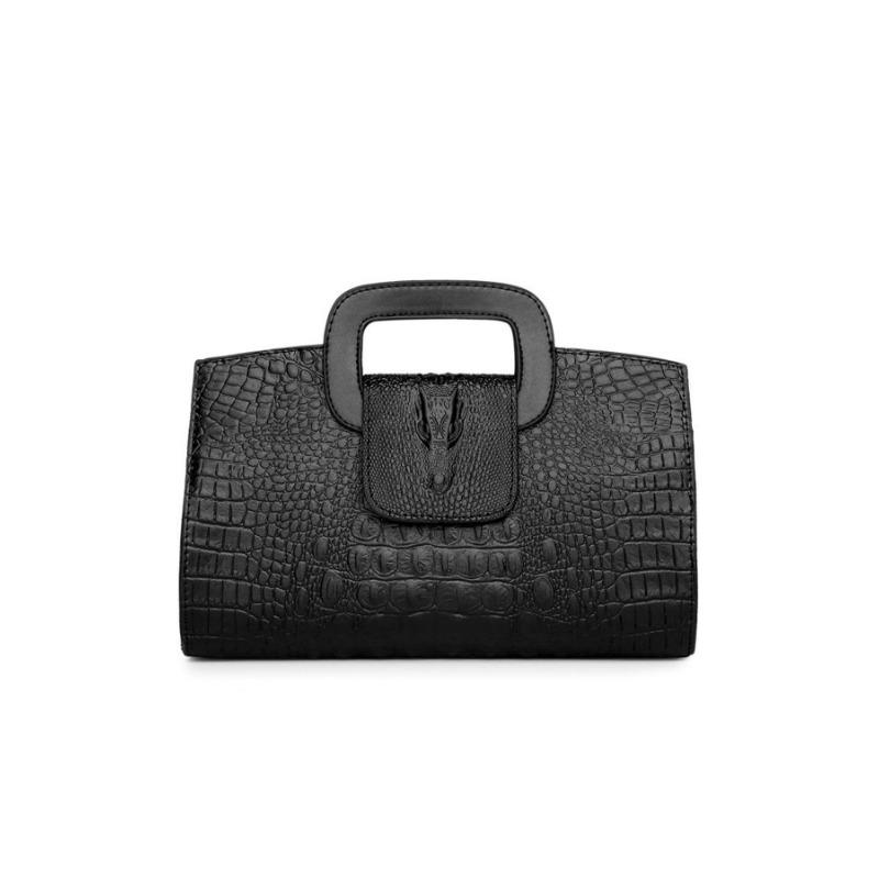 Modische und schlichte vielseitige Hand-Henkeltasche mit Prägung, Umhängetasche, Einzel-Schultertasche