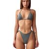 Bunter sexy Träger-Badeanzug Damen-Bikini-Badeanzug
