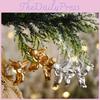 Elegant Gold And Silver Angel Doll Ornament Lovely Small Winged Decoration For Christmas