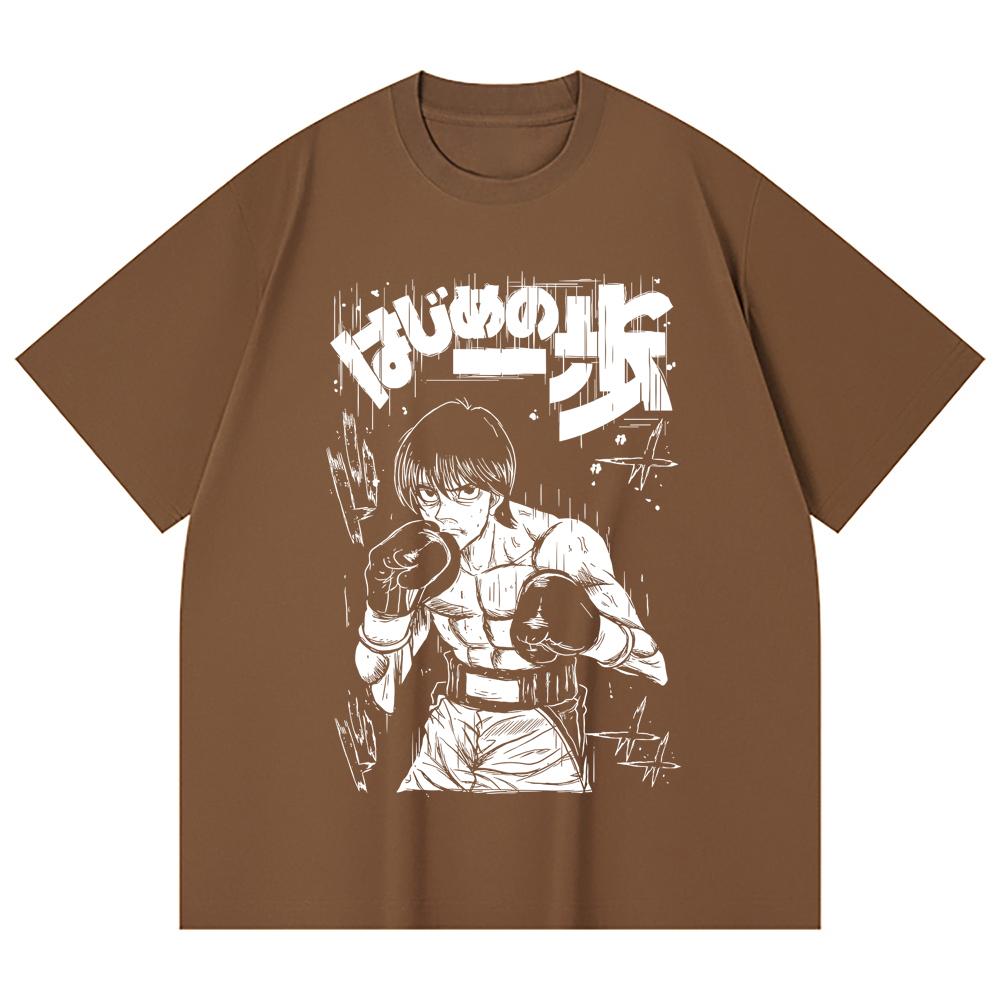 230 Gsm 100% Cotton Hajime No Ippo V9 Ichiro Print Unisex Heavy Cotton T Shirt