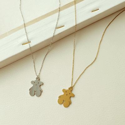 Surgical Steel Necklace Chain Layered Stainless Steel Teddy