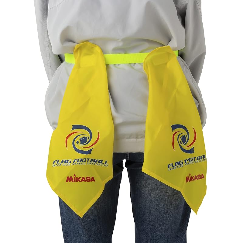 Mikasa Flag Football Flag Set (Yellow, FFF-Y) - Recommended by the Japan Flag Football Association (Joint Development), Certified by the Japan School