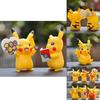 Figura de Pvc do Pokémon Pikachu Caixa Surpresa Decoração de Mesa Para Colecionadores e Fãs