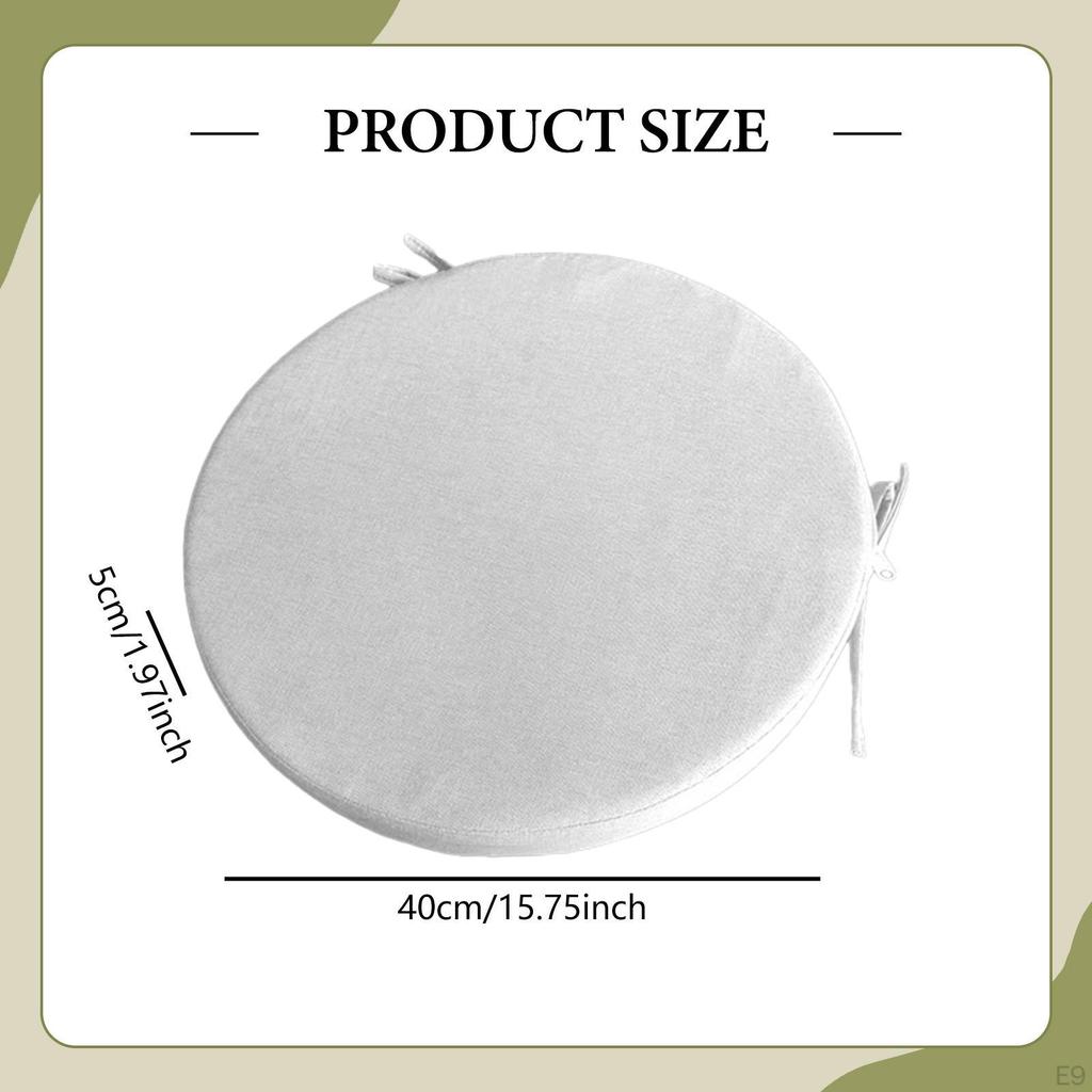 Round Chair Cushion Pad Soft Floor Pouf Mat Traditional Meditation for Office Tea