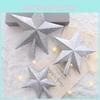 Holiday Christmas Tree Decoration Star With Metal Construction For Christmas Spirit