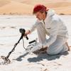 2-in-1 Edelstahl-Sandlöffel Multifunktions-Metalldetektorlöffel Verschleißfester Sand-Sieblöffel für Unterwasser-Hinterhof