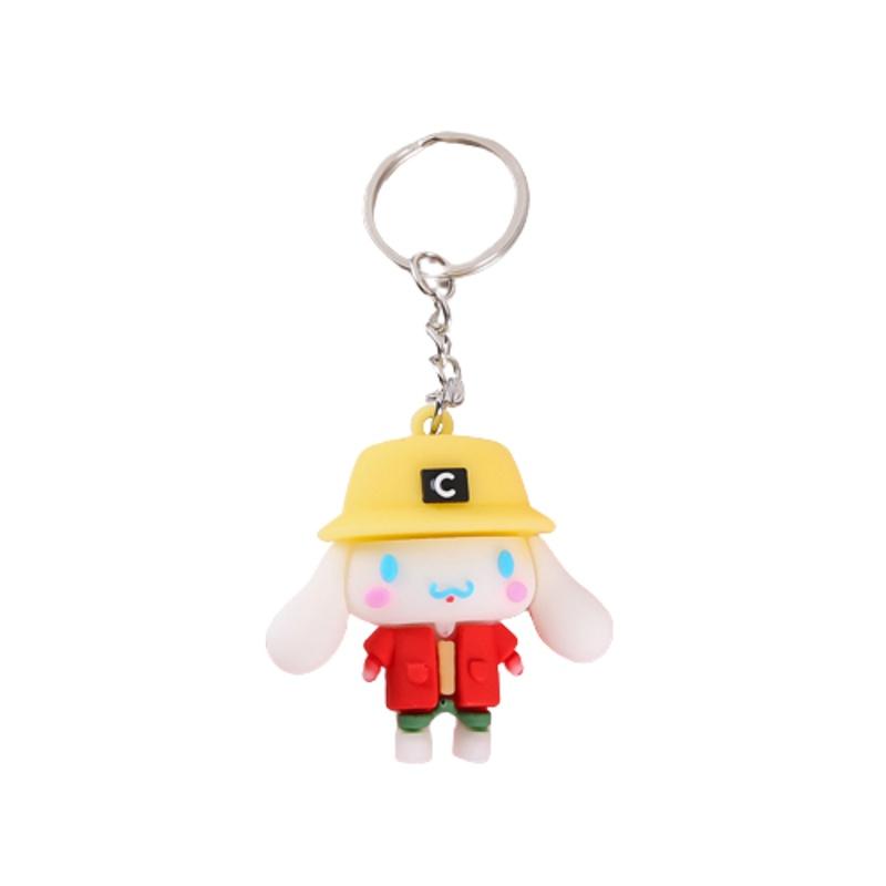 Cute Sanrio Cinnamonroll Pvc Toy Keychain Bag Pendant For Kids And Friends