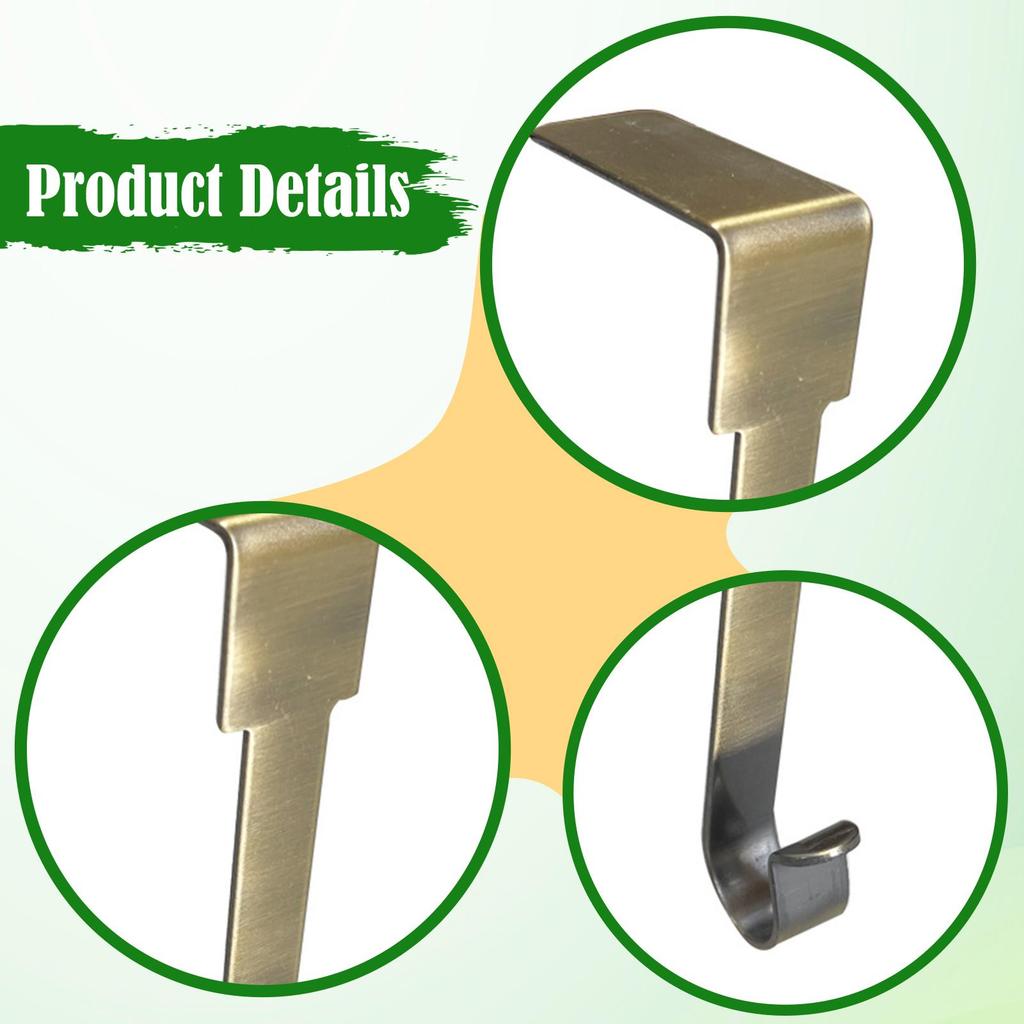 5x Christmas Stockings Holder Metal Hooks Non Skid Hang Christmas Stockings