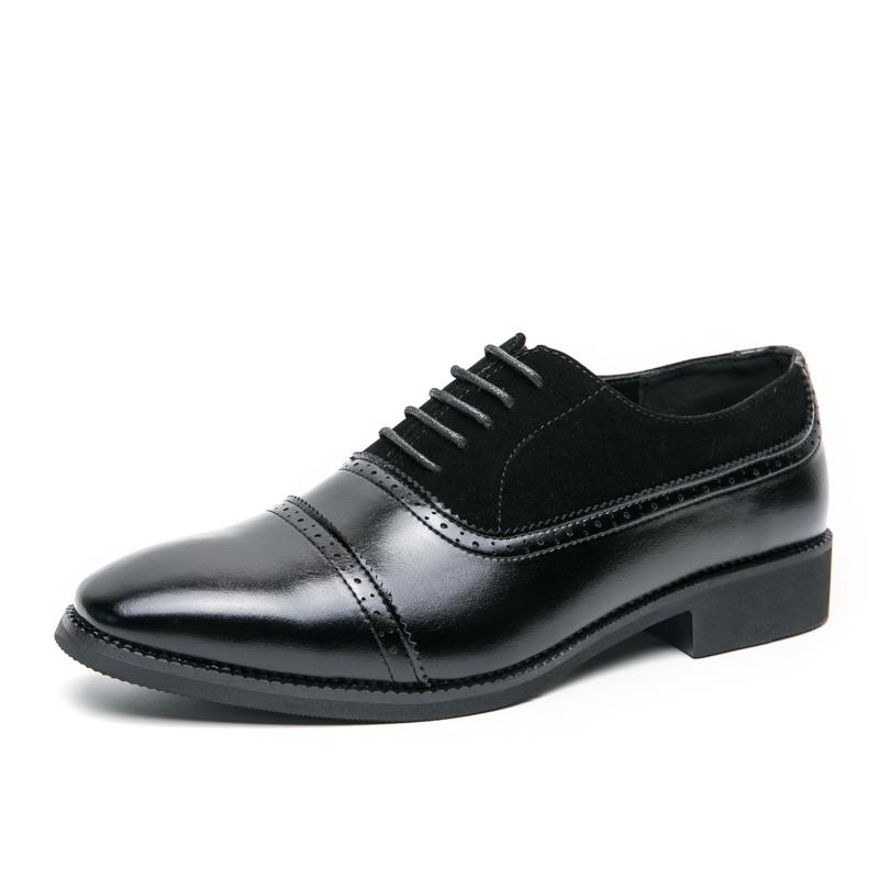 Herren Brogues Derbys Formelle Business Lederschuhe Herren Retro Stil Smoking Hochzeit Klassische Kleiderschuhe Übergröße