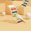 Grinding Claws Bird Wood Ladder Sturdy Parrot Climbing Rack Bird Perch Stand Toy  Perch Shelf