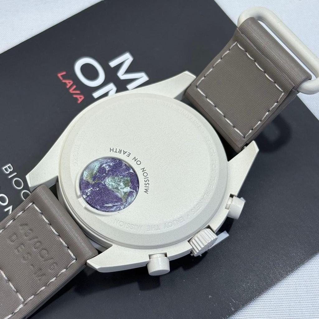 Used Swatch X Omega Moonswatch Mission ""Desert" Mission On Earth Desert SO33T103