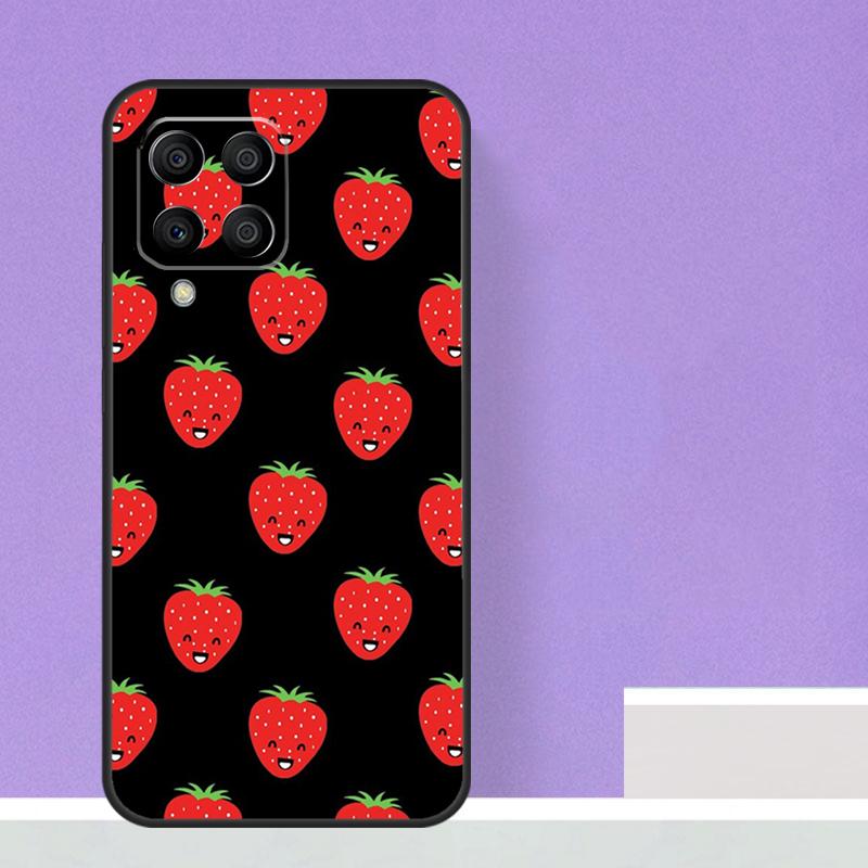 Cute Strawberry For Samsung Galaxy M21 M51 M12 M32 M52 M13 M23 M33 M53 M34 M54 M30s M31s M15 M55 M20 Case