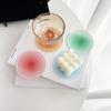 Nordic Sunset Gradient Round Acrylic Coaster - Heat-Resistant Photography Prop Ornament