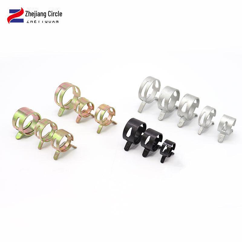 Yihuan Manganese Steel Elastic Spring Clamp for Automotive Oil Pipes