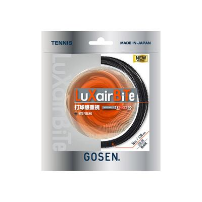GOSEN LuXairBiTe Tenisová výplet TSLXB0BK, 16 mm, Černý,