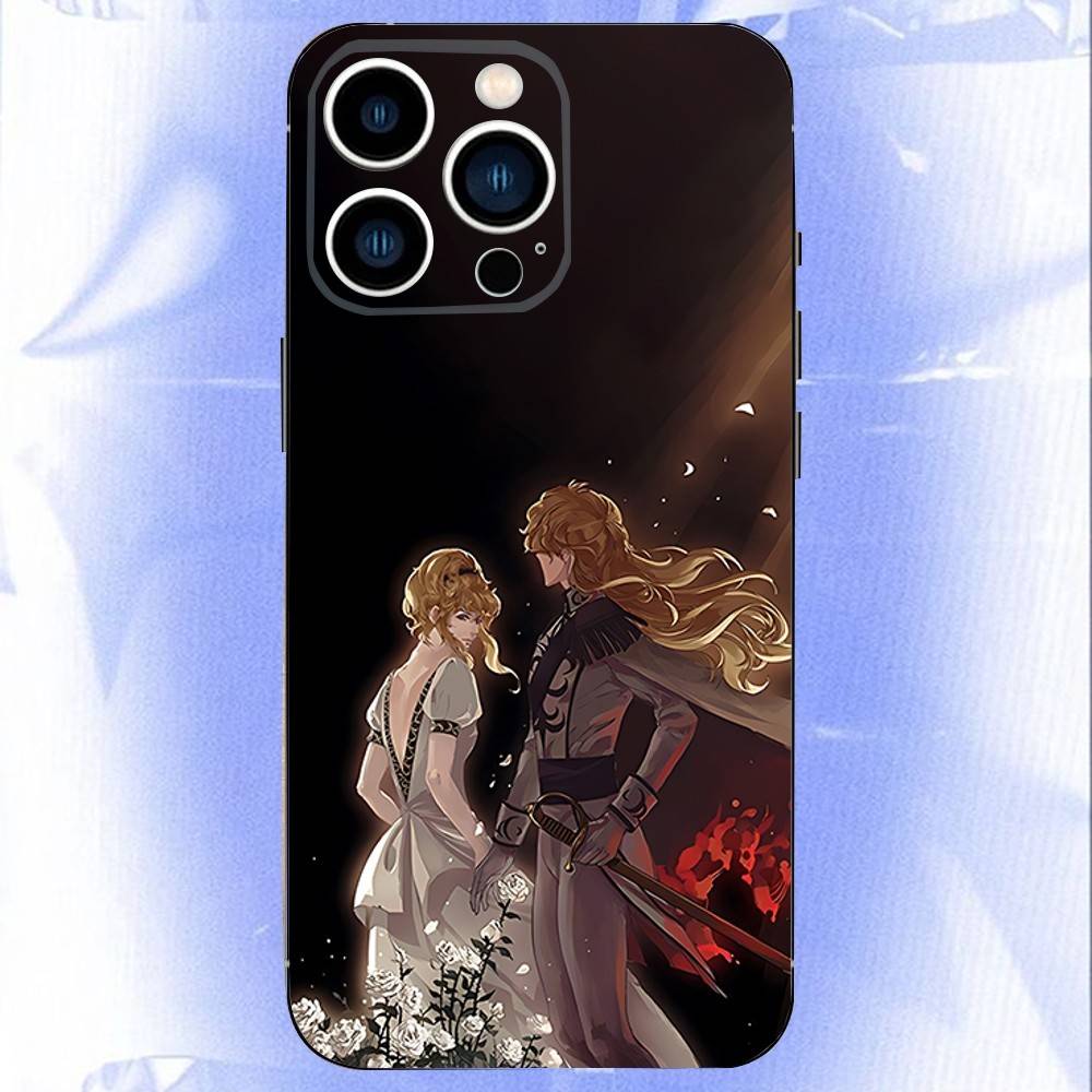 Rose of V-Versailles Lady Oscar For iPhone 12,16,13,14,15,17,11,Pro,Max,Plus,E,Air,Mini TPU Soft to Skin-friendly phone case