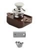 Zinc Alloy Catch Lock RV Shaking Button Cabinet Camper Caravan Catch Cupboard Door Knob All Kinds Of Furniture