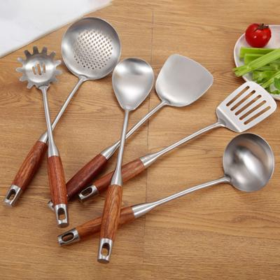 Utensili da cucina antiaderente antiscivolo in acciaio inox 304 per alimenti con fessura per mestolo per minestra per panetteria