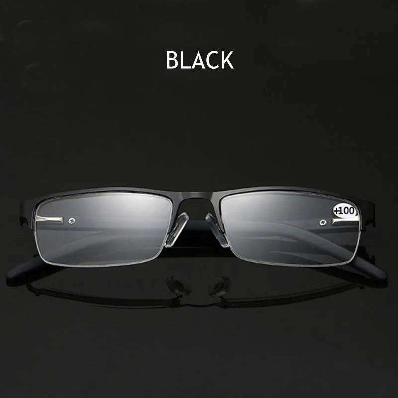 Business Titanium Alloy Reading Glasses HD Vision Light Frame Presbyopia Eyewear Classic Retro Men Women Prescription Eyeglasses