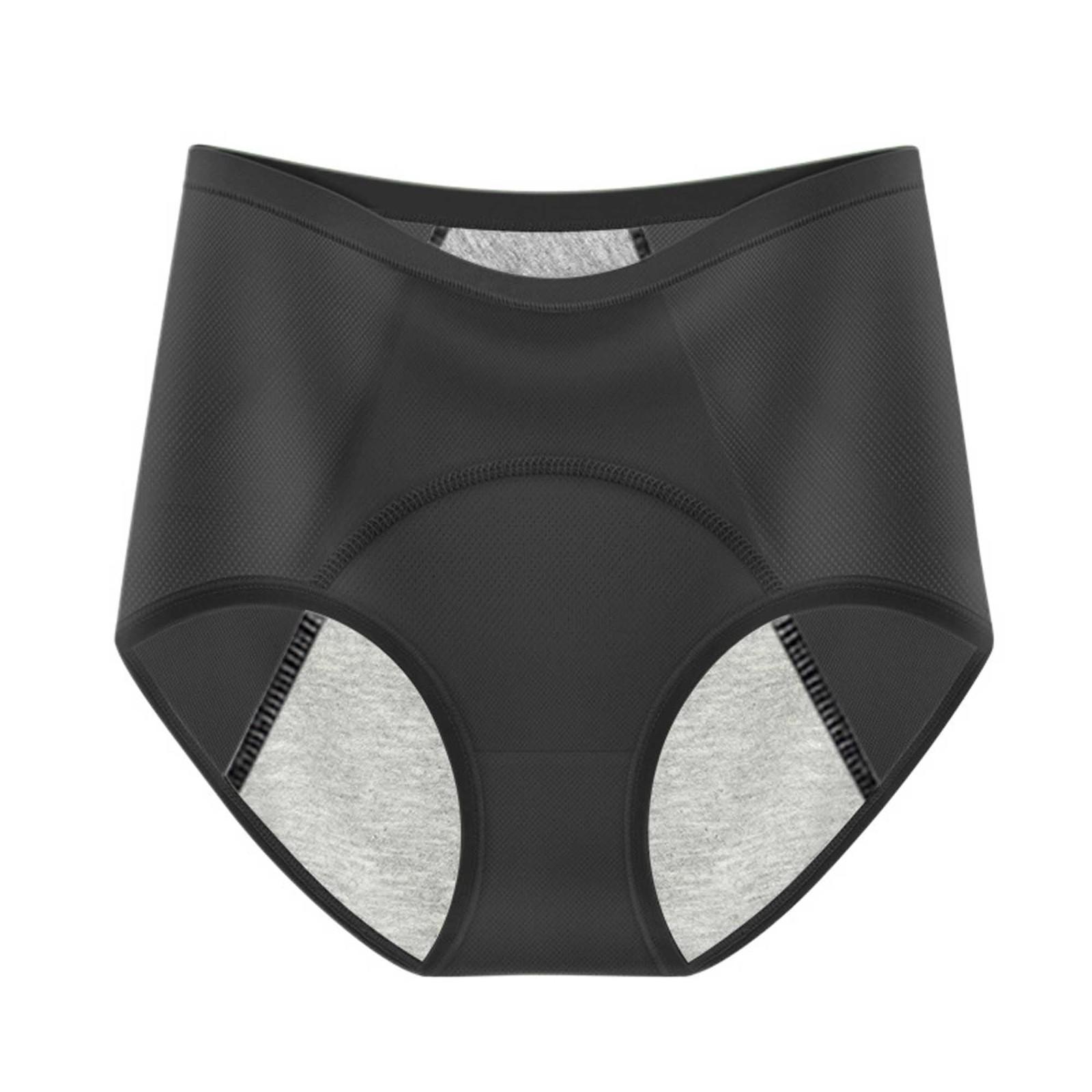 

Мужские физиологические однотонные трусы, удобные дышащие эластичные трусики, женское нижнее белье S чёрный