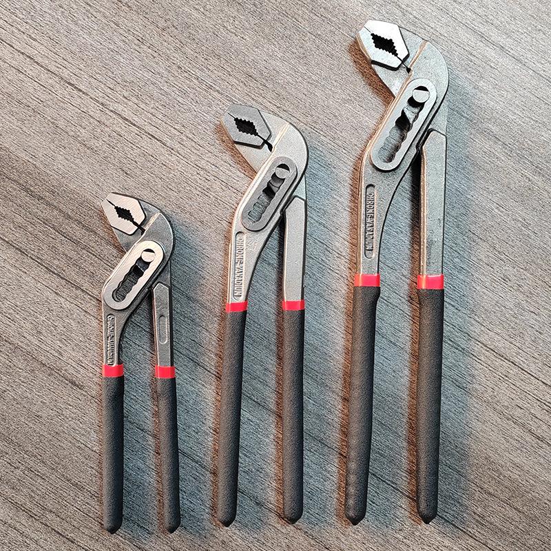 1Pcs Quick Release Water Pipe Pliers 8/10/12 Inch Multifunctional Adhesive Pump Pliers Industrial Grade Electrician Tool