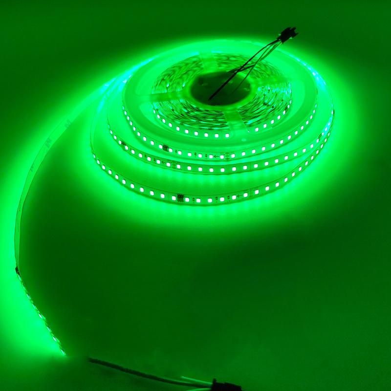 

Светодиодная лента с бегущей водой 126 светодиодов WS2811 DC24V Диммируемая лента с эффектом текущего света Пиксельно адресуемая Гибкая линейная лампа Многоцветная 10m зелёный