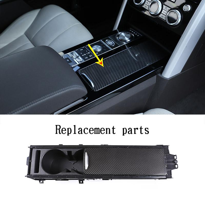 For Land Rover Discovery 5 LR5 2017-2021 Real Carbon Fiber Interior Modification Car Decoration Panel Stickers Car Accessories