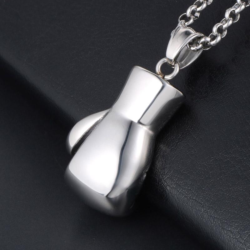 Stainless Steel Boxing Gloves Men's Pendant Personality Domineering Fist Pendant Necklace