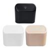 Car Trash Can with Lid Hanging Vehicle Garbage Organizer Case Storage Box Plastic Pressing Trash Bins Auto Interior