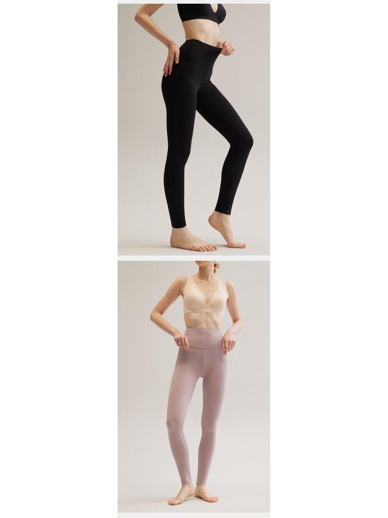 Women's High-Waisted Pure Cotton Slim Trousers - Lightweight Warmth for Spring & Autumn