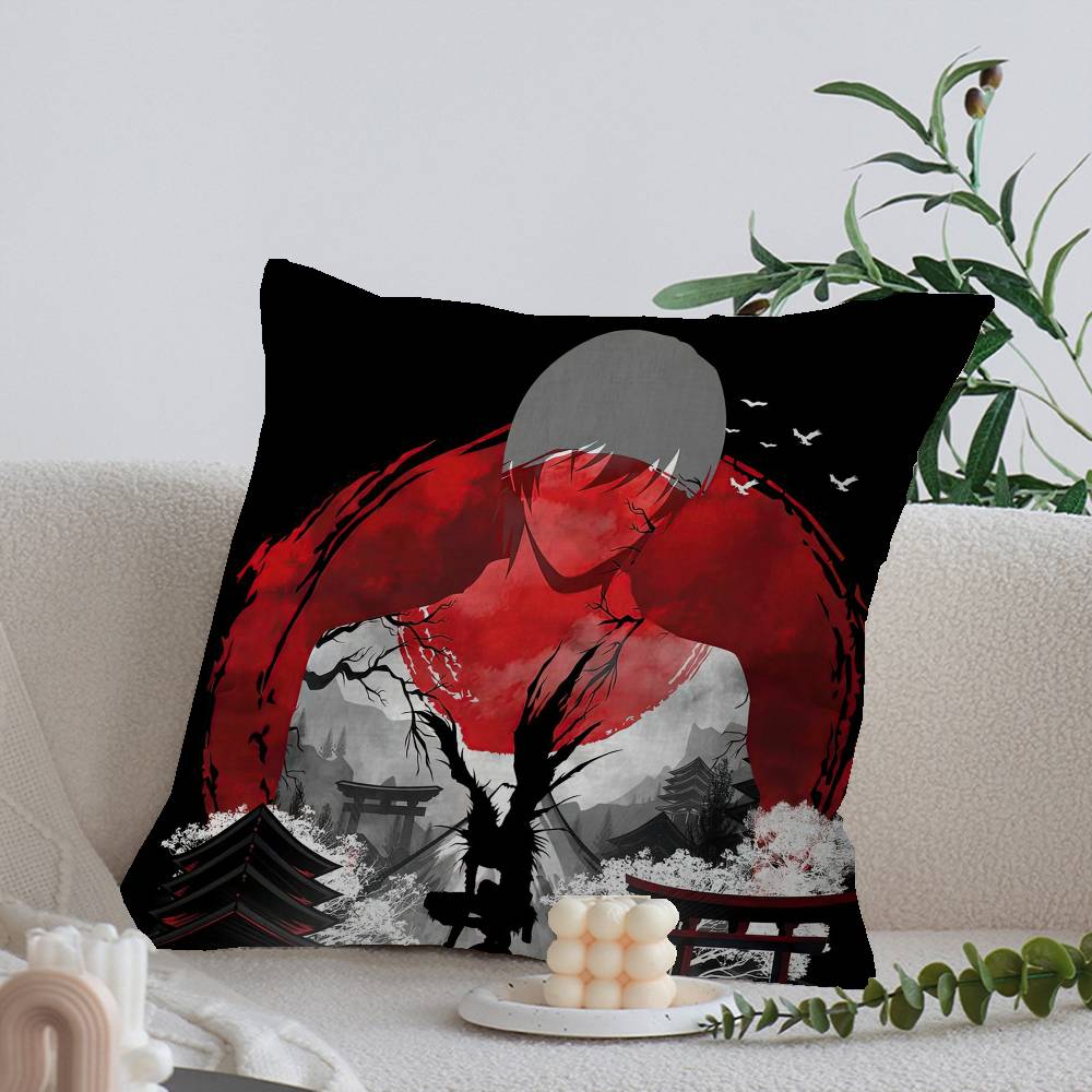 Anime Death Note Stitch Lucky Dragon Pillow Cover Sofa Cushion Cover Home Room Decoration Children Gift