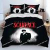 3D Movie Scarface Tony Bedding Set Duvet Cover Full Queen King Size Pillowcase Bed Print Bed Set Aldult Kid Bedroom Single Twin