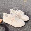 Thick-soled White Shoes Women's Versatile Niche Board Shoes Women's Casual Canvas Shoes