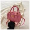 Elegant Ruffled Girls Handbag In Various Colors With Lightweight And Easytocarry Design