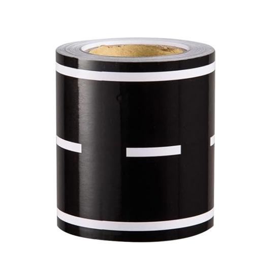 2 Rolls 19.4 Feet Road Bulletin Board Border Self-Adhesive Black Car Track Road Straight Die-Cut Rolled Border Trim for School Classroom Decoration