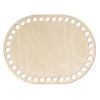 Bottom Base Moses basket oval 20x15cm ECO Plywood bottom for crocheting