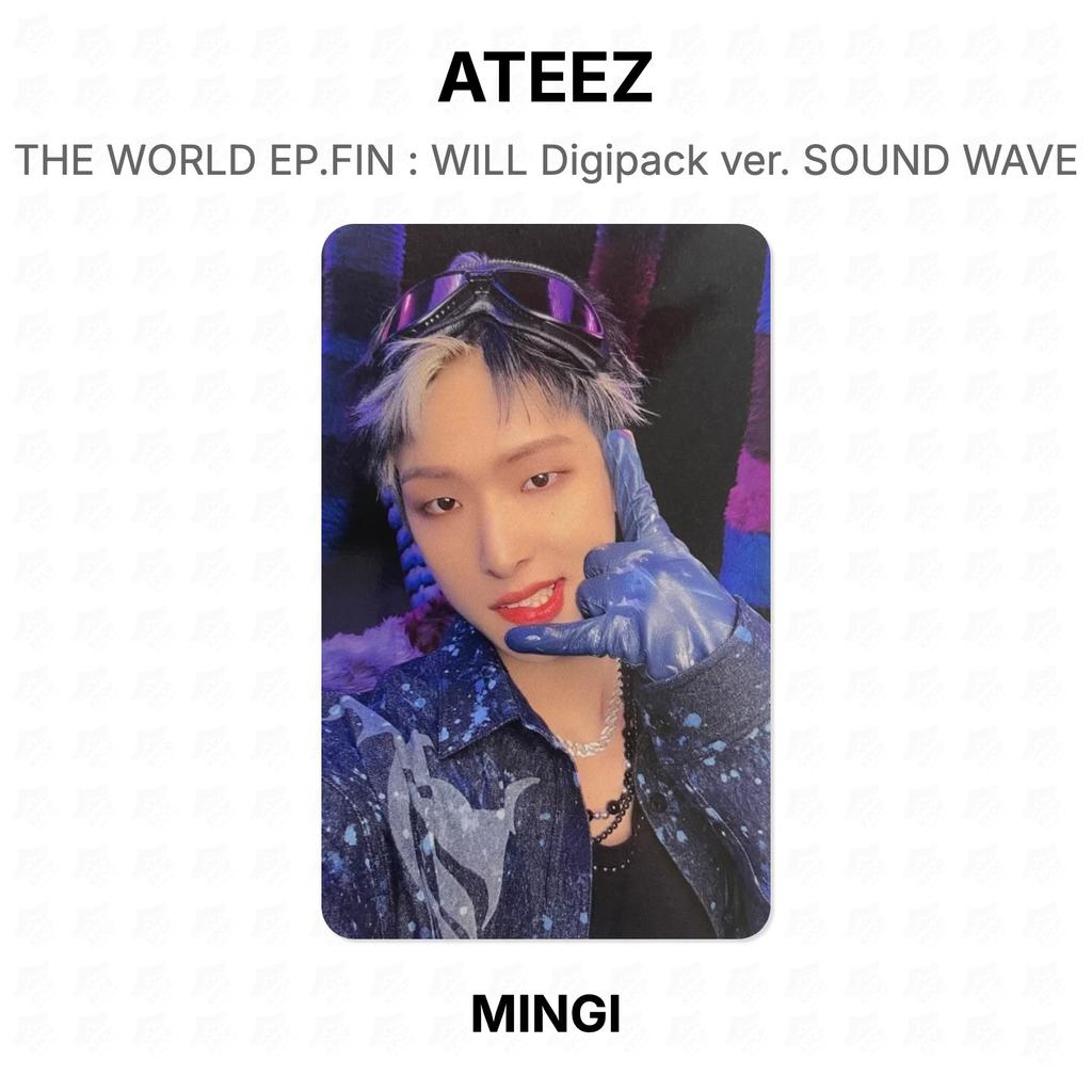 ATEEZ THE WORLD EP.FIN : WILL Digipack ver. SOUND WAVE Official Photocard