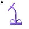 Pedal Resistance Band 4 Tube Resistance Band Bodybuilding Up Latex Ankle Expander Exercise Fitness Equipment Puller Sit