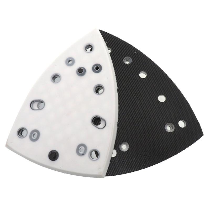 4 Nail 7 Holes Polishing Disc Practical Triangular Hook & Loop Sanding Pad Replacement Plate for DTS 400-REQ
