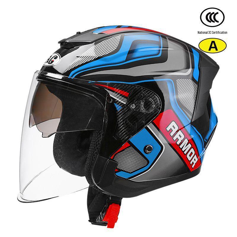 3C Certified Unisex Electric Motorcycle Helmet, All-Season, Winter Warmth