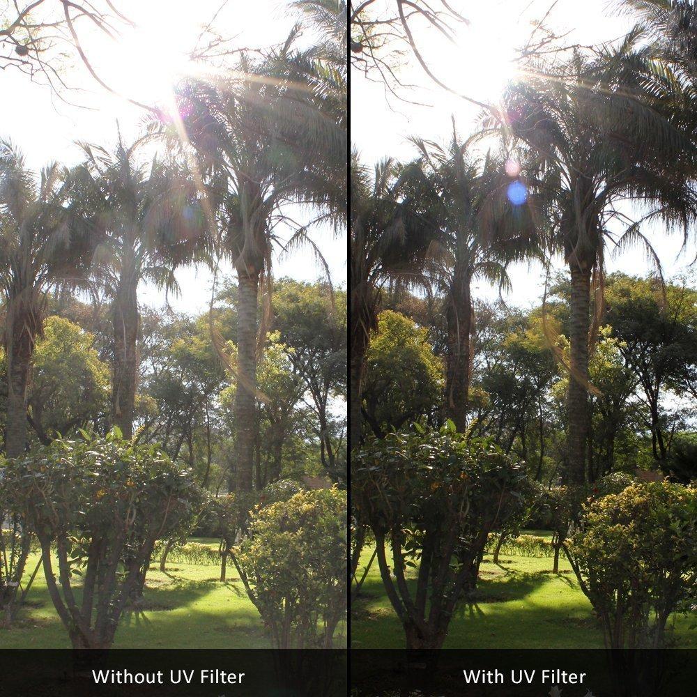 67mm Tulip Flower Lens Hood with 67mm UV Filter for Nikon CoolPix P900 Digital Camera